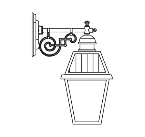 Wandleuchte Milano Nr. 91213 | große Außenleuchte von Surya